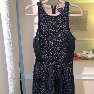 Black lace dress